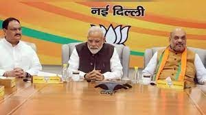  पीएम ने अपने आवास पर नड्डा और शाह के साथ की बैठक