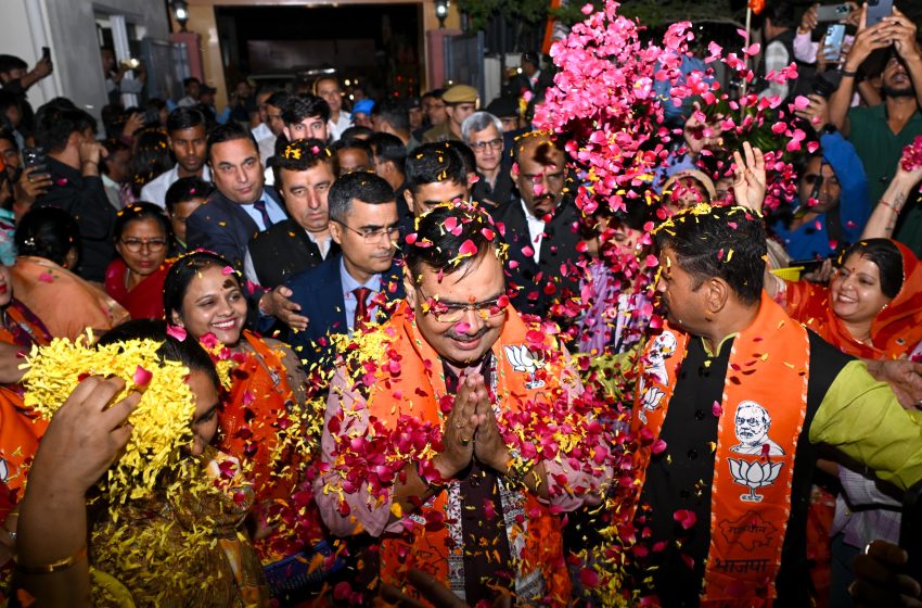  उपचुनावों में भाजपा का बढ़ा जनाधार, प्रदेश की जनता का, कार्यकर्ताओं का आभार, और अभिनंदनः- मदन राठौड़