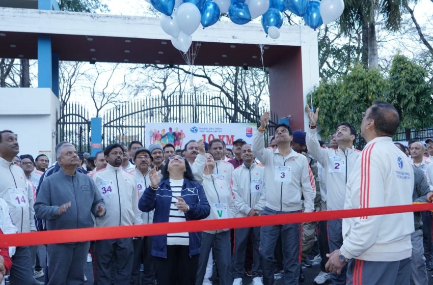  टीएचडीसी ने सफलतापूर्वक आयोजित किया 10 किमी मैराथन 4.0, कर्मचारियों में दिखा उत्साह   