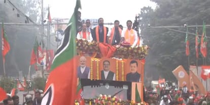  पटना में कार्यकारी अध्यक्ष के रोड शो में हाथी-घोड़ा और बुलडोजर के साथ उतरी भाजपा