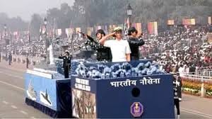  नारी शक्ति की मिसाल बनी नौसेना झांकी, लेफ्टिनेंट कमांडर दिलना के हाथ रही कमान