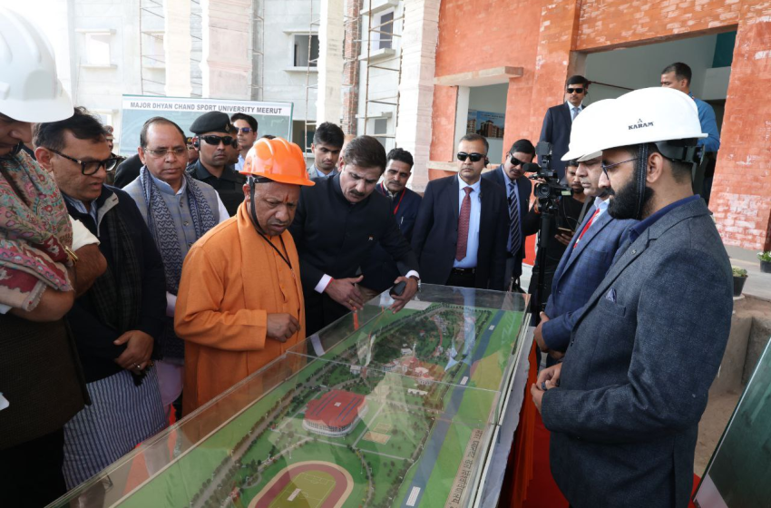  मेरठ पहुंचे मुख्यमंत्री बोले- 31 मई तक तैयार होगा खेल विश्वविद्यालय