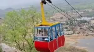  खल्लारी माता मंदिर की पहाड़ी का रोपवे टूटा, हादसे में एक की मौत आठ घायल