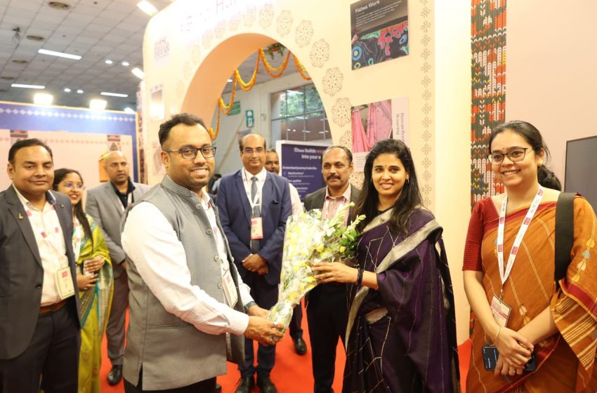  Bharat Tex 2026 के दूसरे दिन भी बिहार पवेलियन बना आकर्षण का केंद्र, निवेशकों ने दिखाई गहरी रुचि